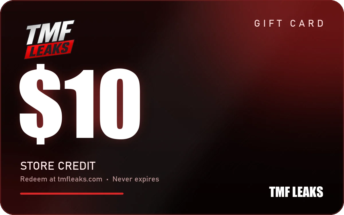 $10 TMF Leaks gift card