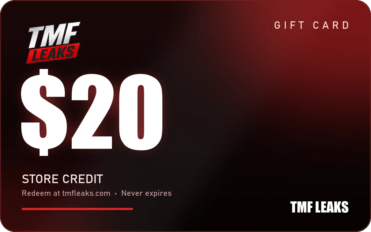 $20 TMF Leaks gift card