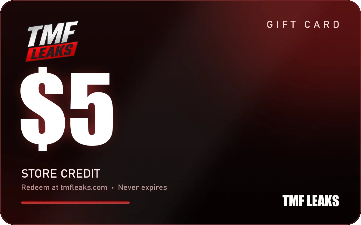 $5 TMF Leaks gift card